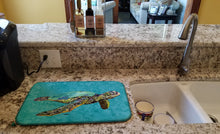 Load image into Gallery viewer, Turtle Dish Drying Mat – Absorbent, Artistic Kitchen Essentials 8659DDM