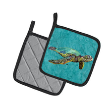 Load image into Gallery viewer, Turtle Pot Holders - Set of 2 Decorative Kitchen Helpers | Made in the USA 8659PTHD