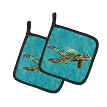 Load image into Gallery viewer, Turtle Pot Holders - Set of 2 Decorative Kitchen Helpers | Made in the USA 8659PTHD