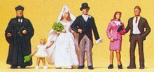 Load image into Gallery viewer, Preiser 10057 HO Scale Wedding Participants -- Protestant