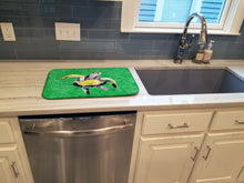Load image into Gallery viewer, Turtle Dish Drying Mat – Absorbent, Artistic Kitchen Essentials 8671DDM