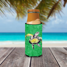 Load image into Gallery viewer, Loggerhead Turtle  Dancing Slim Can Hugger – Fun &amp; Functional Drink Coolers 8671MUK