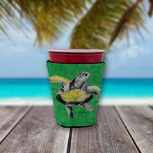 Load image into Gallery viewer, Turtle Dancing Cup Hugger - Reusable Party Cup Sleeve with Personality