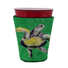 Load image into Gallery viewer, Turtle Dancing Cup Hugger - Reusable Party Cup Sleeve with Personality
