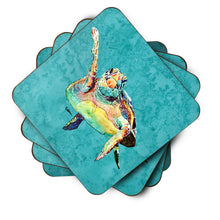 Load image into Gallery viewer, Turtle  Coasters - Set of 4 Lightweight Foam, Absorbent Drink Coasters