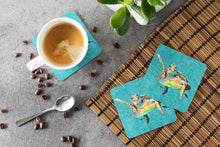 Load image into Gallery viewer, Turtle  Coasters - Set of 4 Lightweight Foam, Absorbent Drink Coasters