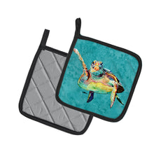 Load image into Gallery viewer, Turtle Pot Holders - Set of 2 Decorative Kitchen Helpers | Made in the USA 8672PTHD