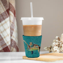 Load image into Gallery viewer, Turtle Hi Five Cup Hugger - Reusable Party Cup Sleeve with Personality