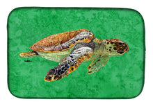 Load image into Gallery viewer, Turtle Dish Drying Mat – Absorbent, Artistic Kitchen Essentials 8675DDM