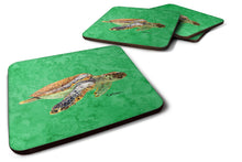 Load image into Gallery viewer, Turtle  Coasters - Set of 4 Lightweight Foam, Absorbent Drink Coasters