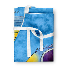 Load image into Gallery viewer, Fish  Tropical Apron – Artist-Designed Kitchen, BBQ &amp; Craft Apron
