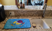 Load image into Gallery viewer, Tropical Fish Dish Drying Mat – Absorbent, Artistic Kitchen Essentials 8676DDM