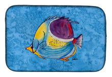 Load image into Gallery viewer, Tropical Fish Dish Drying Mat – Absorbent, Artistic Kitchen Essentials 8676DDM