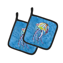 Load image into Gallery viewer, Jellyfish Pot Holders - Set of 2 Decorative Kitchen Helpers | Made in the USA 8682PTHD
