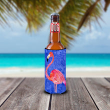 Load image into Gallery viewer, Pink Flamingo Slim Can Hugger – Fun &amp; Functional Drink Coolers 8685MUK