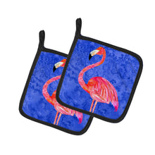 Load image into Gallery viewer, Flamingo Pot Holders - Set of 2 Decorative Kitchen Helpers | Made in the USA 8685PTHD