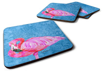 Load image into Gallery viewer, Flamingo  Coasters - Set of 4 Lightweight Foam, Absorbent Drink Coasters
