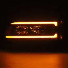 Load image into Gallery viewer, AlphaRex 94-01 RAM 1500 LUXX LED Proj Headlights Blk w/Activ Light/Seq Signal/SB DRL