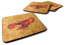 Load image into Gallery viewer, Lobster  Coasters - Set of 4 Lightweight Foam, Absorbent Drink Coasters