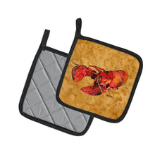 Load image into Gallery viewer, Lobster Pot Holders - Set of 2 Decorative Kitchen Helpers | Made in the USA 8715PTHD