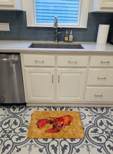 Load image into Gallery viewer, Lobster Machine Washable Memory Foam Mat 8715RUG