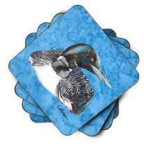 Load image into Gallery viewer, Loon  Coasters - Set of 4 Lightweight Foam, Absorbent Drink Coasters