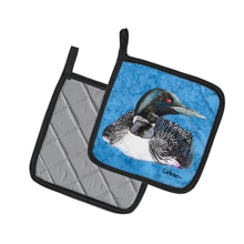 Load image into Gallery viewer, Loon Pot Holders - Set of 2 Decorative Kitchen Helpers | Made in the USA 8717PTHD