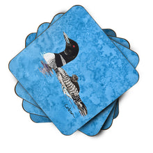 Load image into Gallery viewer, Loon  Coasters - Set of 4 Lightweight Foam, Absorbent Drink Coasters