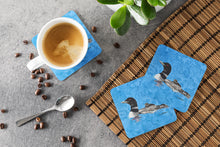 Load image into Gallery viewer, Loon  Coasters - Set of 4 Lightweight Foam, Absorbent Drink Coasters