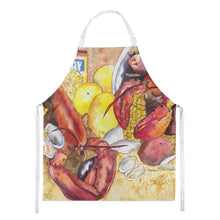 Load image into Gallery viewer, Lobster  Lobster Bake with Old Bay Seasonings Apron – Artist-Designed Kitchen, BBQ &amp; Craft Apron