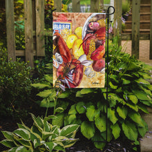 Load image into Gallery viewer, Lobster  Lobster Bake with Old Bay Seasonings Garden Flag – Decorative Outdoor Yard Flag
