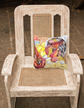 Load image into Gallery viewer, Lobster with Old Bay Throw Pillow - 14x14 Decorative Pillow – Art for Your Home &amp; Patio 8719PW1414