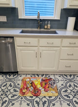 Load image into Gallery viewer, Lobster with Old Bay Machine Washable Memory Foam Mat 8719RUG