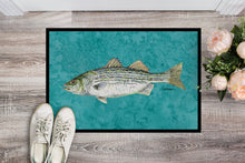 Load image into Gallery viewer, Fish Striped Bass Doormat - 24x36 Decorative Floor Mat – Indoor/Outdoor Rug
