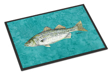 Load image into Gallery viewer, Fish Striped Bass Doormat - 24x36 Decorative Floor Mat – Indoor/Outdoor Rug