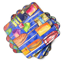 Load image into Gallery viewer, Lobster Bouys  Coasters - Set of 4 Lightweight Foam, Absorbent Drink Coasters