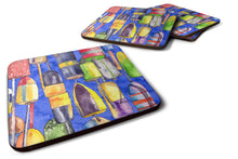 Load image into Gallery viewer, Lobster Bouys  Coasters - Set of 4 Lightweight Foam, Absorbent Drink Coasters