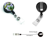 Load image into Gallery viewer, Hydrangea Retractable Badge Reel 8730BR