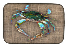 Load image into Gallery viewer, Crab Dish Drying Mat – Absorbent, Artistic Kitchen Essentials 8731DDM