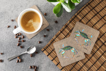 Load image into Gallery viewer, Crab  Coasters - Set of 4 Lightweight Foam, Absorbent Drink Coasters