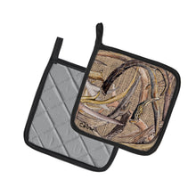 Load image into Gallery viewer, Deer Horns Pot Holders - Set of 2 Decorative Kitchen Helpers | Made in the USA 8732PTHD
