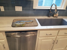Load image into Gallery viewer, Alligator Dish Drying Mat – Absorbent, Artistic Kitchen Essentials 8733DDM