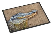 Load image into Gallery viewer, Alligator  Doormat - 24x36 Decorative Floor Mat – Indoor/Outdoor Rug