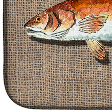 Load image into Gallery viewer, Red Fish Dish Drying Mat – Absorbent, Artistic Kitchen Essentials 8736DDM
