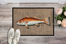 Load image into Gallery viewer, Fish Red Fish Doormat - 24x36 Decorative Floor Mat – Indoor/Outdoor Rug