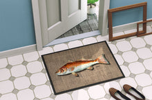 Load image into Gallery viewer, Fish Red Fish Doormat - 24x36 Decorative Floor Mat – Indoor/Outdoor Rug