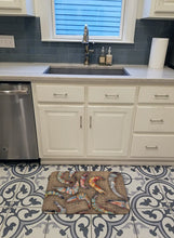 Load image into Gallery viewer, Shrimp Machine Washable Memory Foam Mat 8738RUG