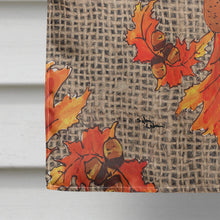 Load image into Gallery viewer, Thanksgiving Turkey Fleur de lis Flag Canvas House Size