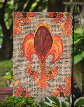 Load image into Gallery viewer, Thanksgiving Turkey Fleur de lis Garden Flag – Decorative Outdoor Yard Flag