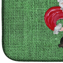 Load image into Gallery viewer, Christmas Santa Fleur de lis Dish Drying Mat – Absorbent, Artistic Kitchen Essentials 8746DDM
